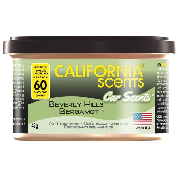 Odorizant California Scents® Car Scents Beverly Hills Bergamot 42G AMT34-041